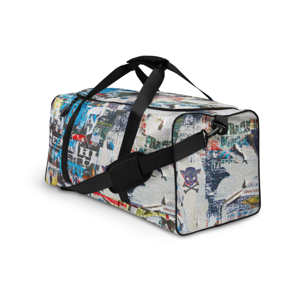 all over print duffle bag white left front 6499cf8b23faf