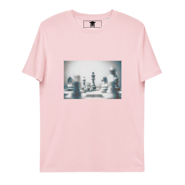 unisex organic cotton t shirt cotton pink front 64df9b988e55a