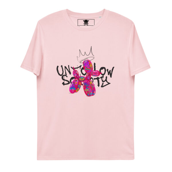 unisex organic cotton t shirt cotton pink front 64dfa58279286