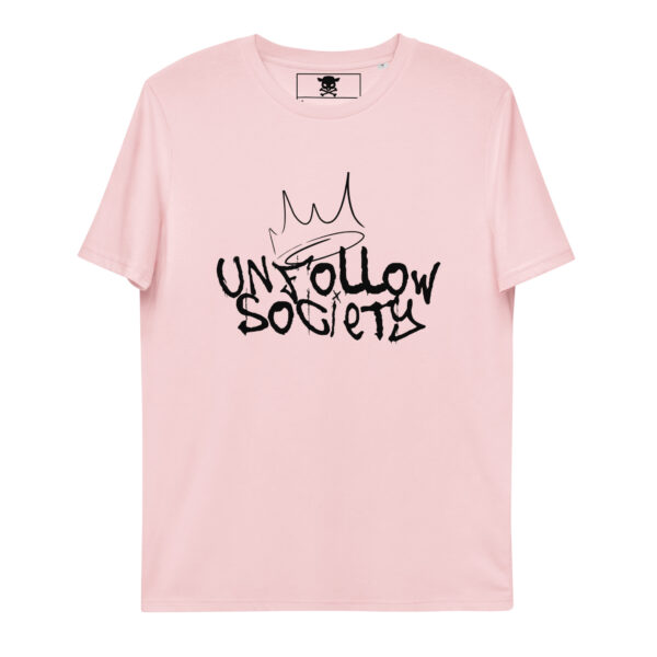 unisex organic cotton t shirt cotton pink front 64dfaf376aa7c