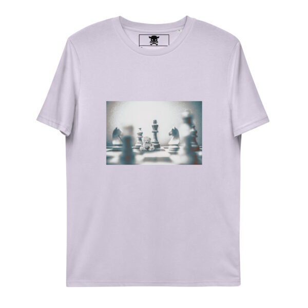 unisex organic cotton t shirt lavender front 64df9b988fc14