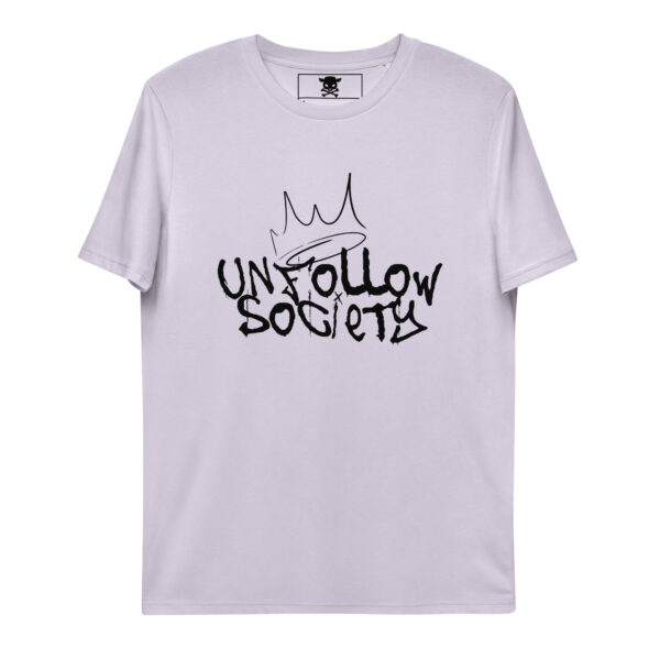 unisex organic cotton t shirt lavender front 64dfaf376bc0c