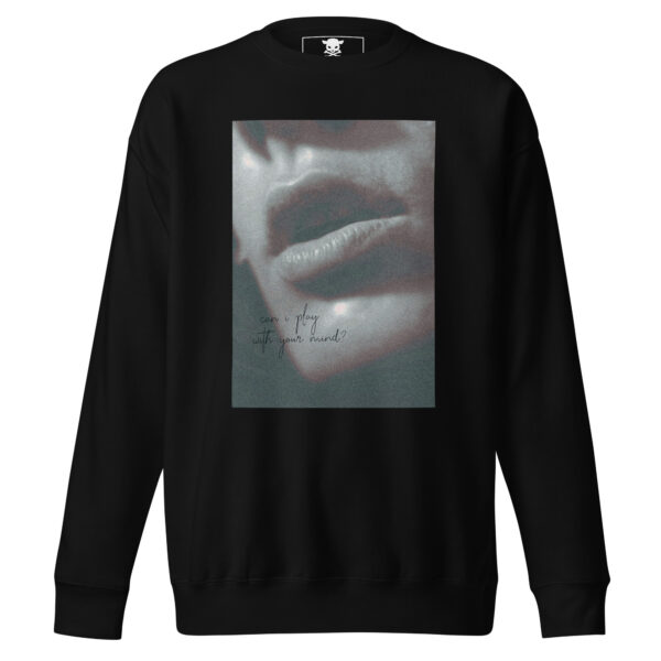 unisex premium sweatshirt black front 64dfb1887b50e