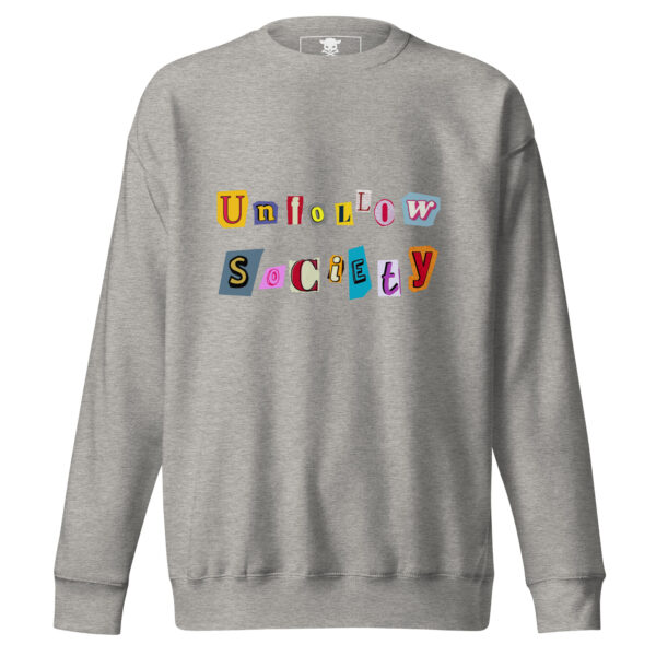 unisex premium sweatshirt carbon grey front 64e08380eda22
