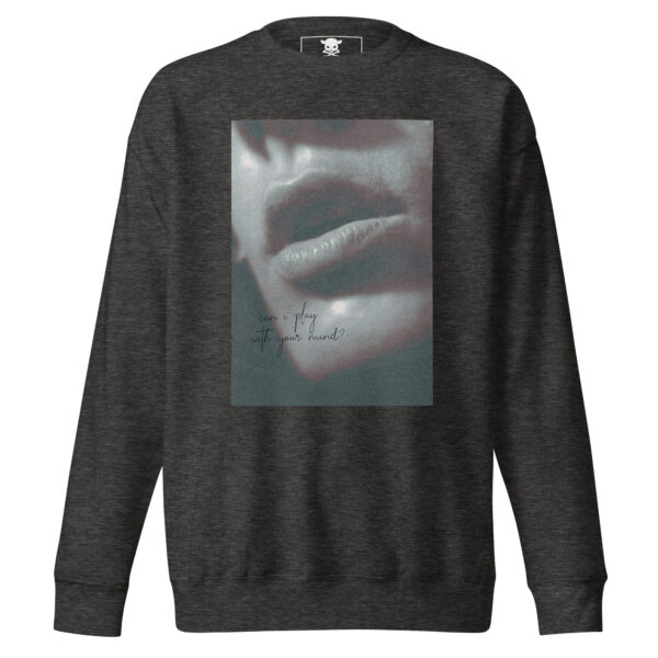 unisex premium sweatshirt charcoal heather front 64dfb1887cb46