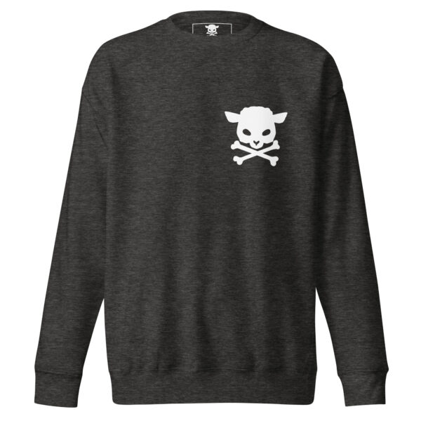 unisex premium sweatshirt charcoal heather front 64e0849eeb644