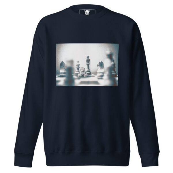 unisex premium sweatshirt navy blazer front 64dfade2f1cdc