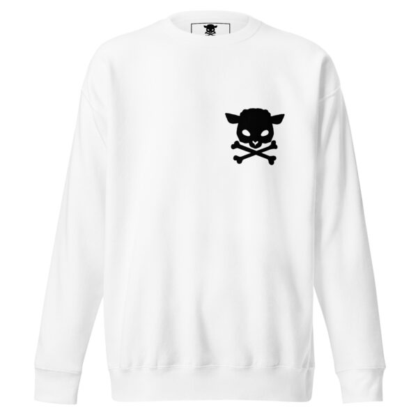 unisex premium sweatshirt white front 64e0846b708f1