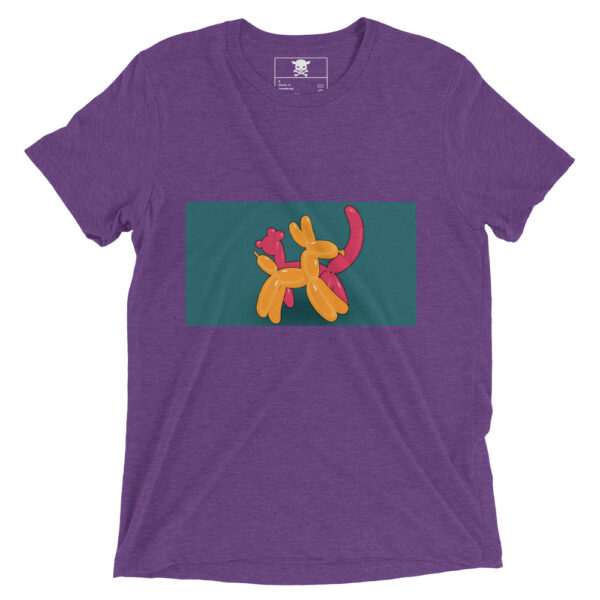 unisex tri blend t shirt purple triblend front 64df9c91173bf