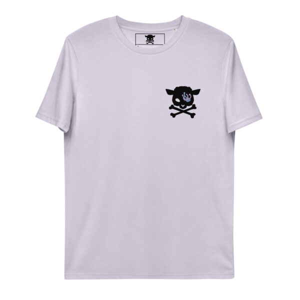 unisex organic cotton t shirt lavender front 6504a51d03158
