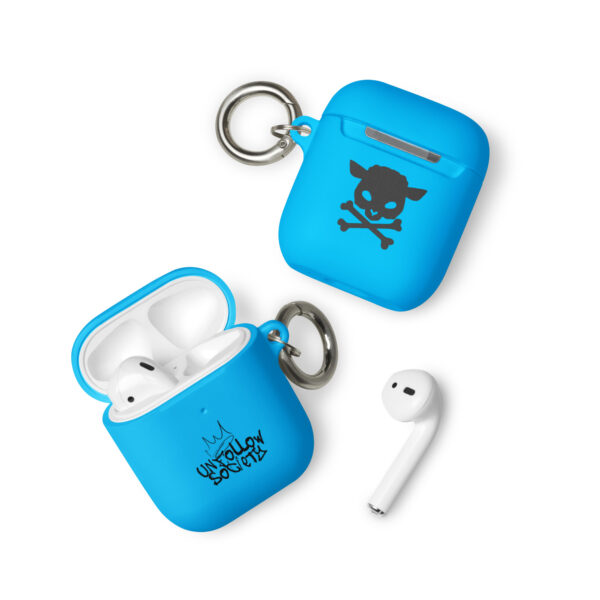 rubber case for airpods blue airpods front 654d0c3a32150