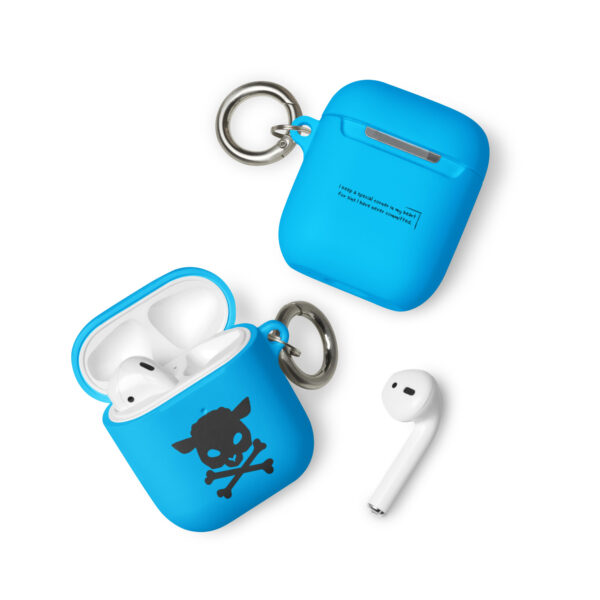 rubber case for airpods blue airpods front 654d0f09974c7