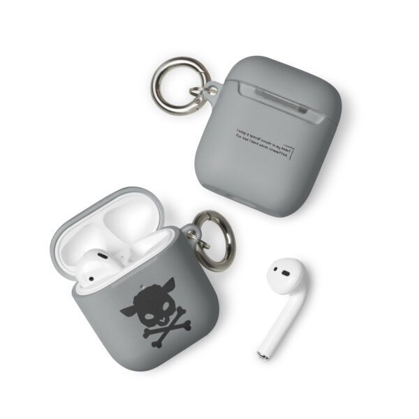 rubber case for airpods grey airpods front 654d0f0997661