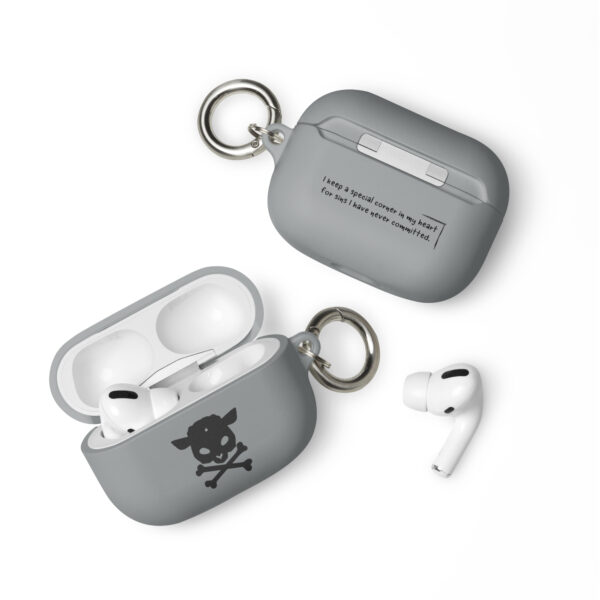 rubber case for airpods grey airpods pro front 654d0f0997750