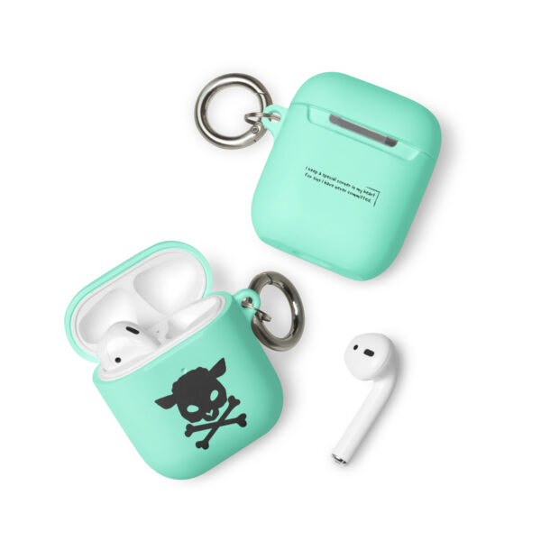 rubber case for airpods mint airpods front 654d0f0997a2b