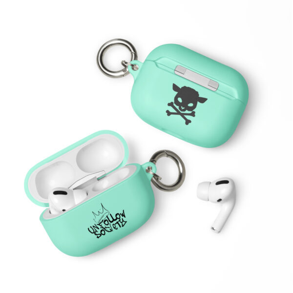 rubber case for airpods mint airpods pro front 654d0c3a326fc
