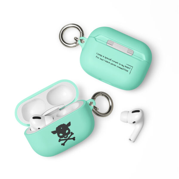 rubber case for airpods mint airpods pro front 654d0f0997acb
