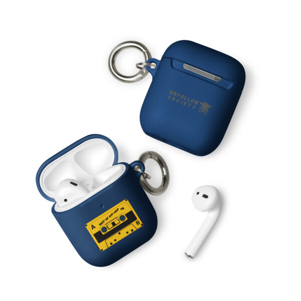 rubber case for airpods navy airpods front 654f8aeed560c