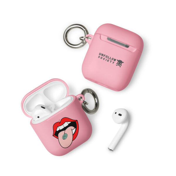 rubber case for airpods pink airpods front 654e80ec581b6