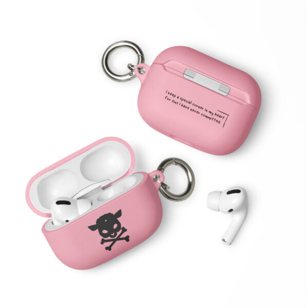 rubber case for airpods pink airpods pro front 654d0f0995cd1