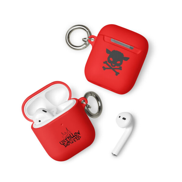 rubber case for airpods red airpods front 654d0c3a32030