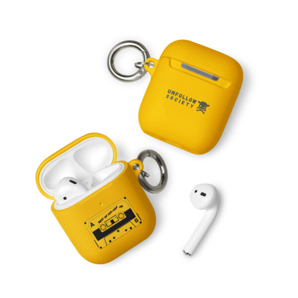 rubber case for airpods yellow airpods front 654f8aeed5a1d