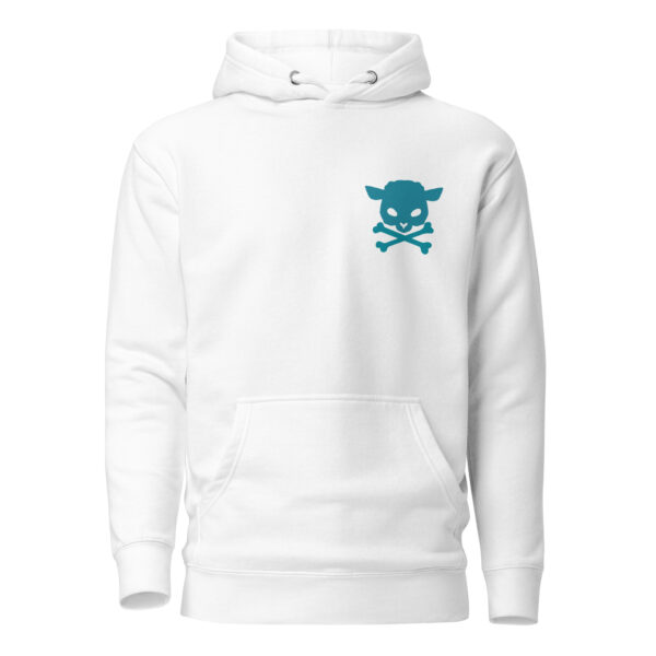 unisex premium hoodie white front 655b27d462c17