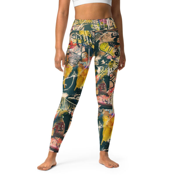 all over print yoga leggings white front 65b2a1a35edf0