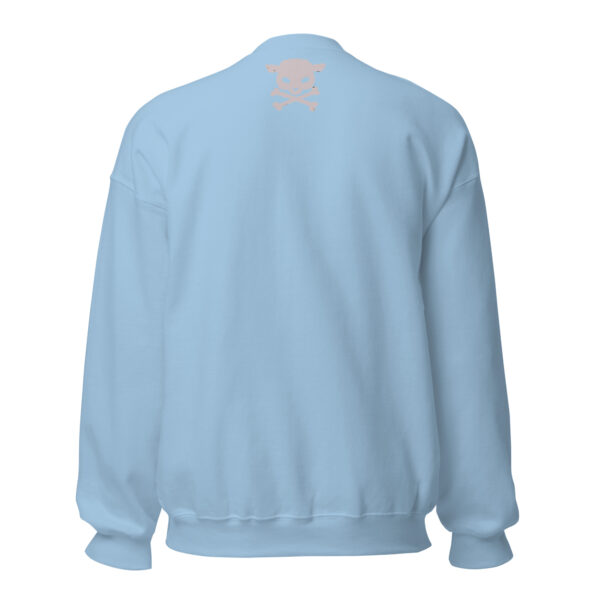 unisex crew neck sweatshirt light blue back 65a99e71ca30d