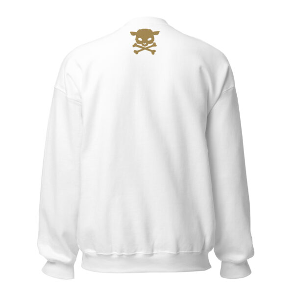 unisex crew neck sweatshirt white back 65abfd468f757