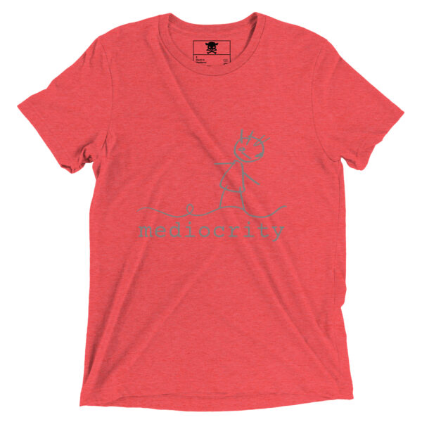 unisex tri blend t shirt red triblend front 659d5d91b5112