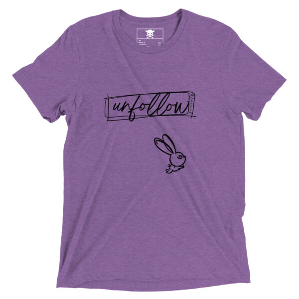 unisex tri blend t shirt purple triblend front 65d3aed673825