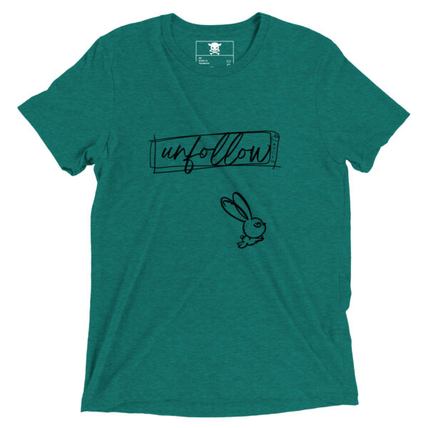unisex tri blend t shirt teal triblend front 65d3aed66fe00