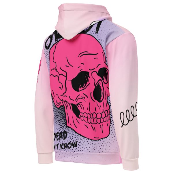 all over print recycled unisex hoodie white right back 668138dd8c7f0