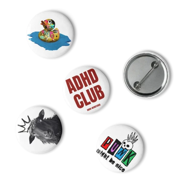 No. 1 - Pin Buttons Set - Image 5