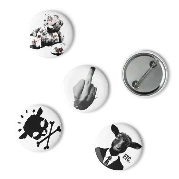 No. 3 - Pin Buttons Set - Image 7