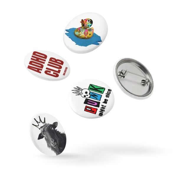 No. 1 - Pin Buttons Set - Image 4